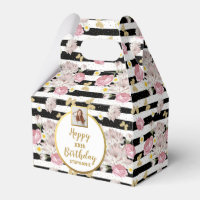 Gold Butterfly, Flowers, Happy Birthday Photo