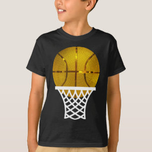 Gold Bysketbyll Trophy Mvp Graphic Tee For Men Wom