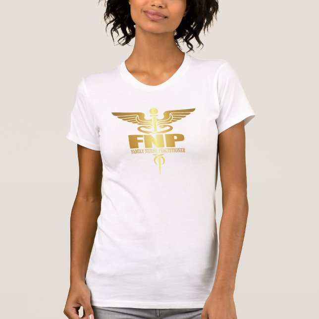 Gold Caduceus (FNP) T-Shirt (Front)