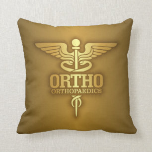 Gold Caduceus (ORTHO) Cushion