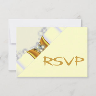 Gold canopy RSVP Invitation