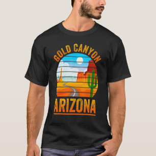 Gold Canyon Arizona States Mountain Cactus Men Wo T-Shirt