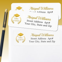 Gold Cap and Laurel Graduation