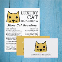 Gold Cat, Cat Boarding, Cattery Advertising
