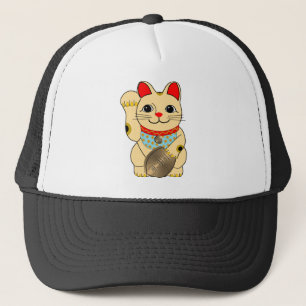 Gold Cat Trucker Hat