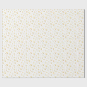 Gold Celestial Wrapping Paper