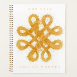 GOLD CELTIC KNOT 8.5x11 Planner / Calendar