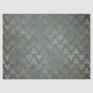 Gold Celtic Knot Spiral Decoupage Tissue Paper