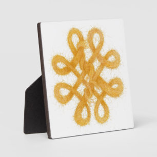 GOLD CELTIC KNOT Square Plaque