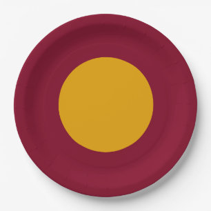 Gold Centred Custom Party Plate