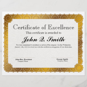 Gold Certificate Pattern Excellence Award