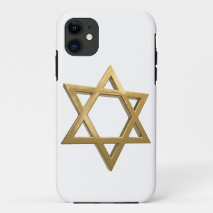 gold chanukkah star of david iPhone 11 case