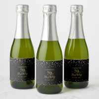 Gold  Cheers 70 years, 70th Birthday Party