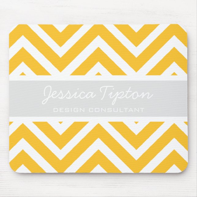 Gold Chevron Mousepad | TBM (Front)