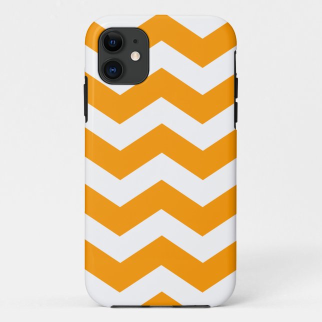 Gold Chevron Pattern Case Savvy iPhone 5 Case (Back)