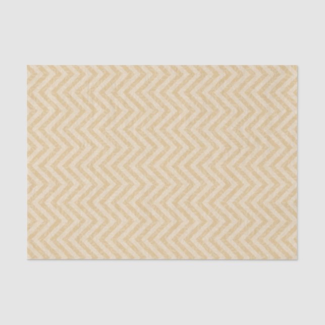 Gold Chevron Tissue Paper (Front)
