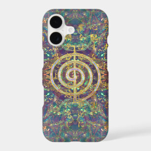 Gold Choku Rei Symbol and Reiki Precepts
