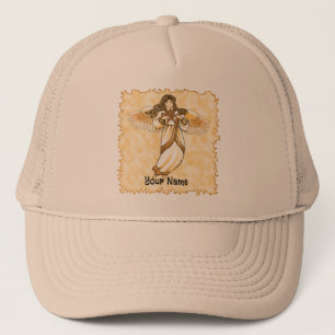 Gold Christian Angel  Trucker Hat