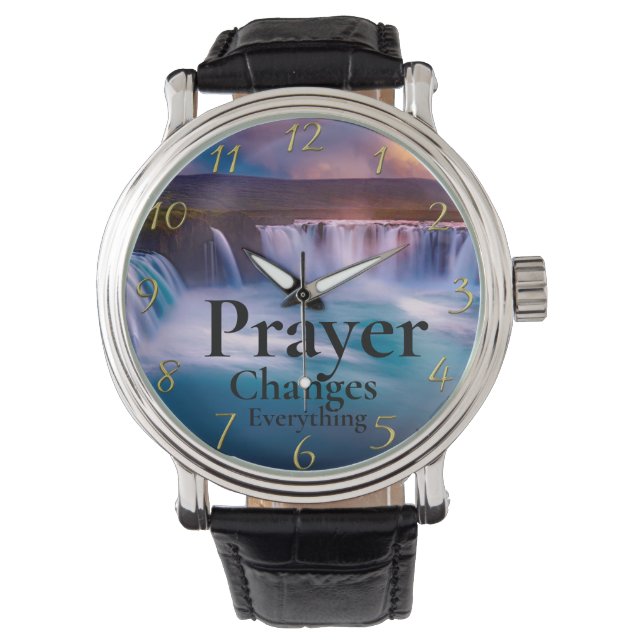 Gold Christian Faith Prayer  Changes  Everything  Watch (Front)