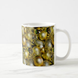 Gold Christmas Baubles Coffee Mug