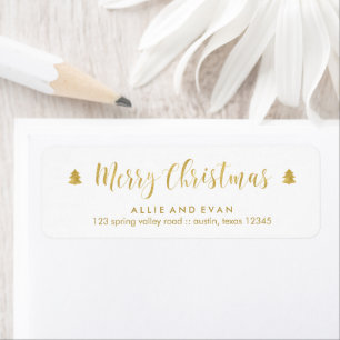 Gold Christmas Pines