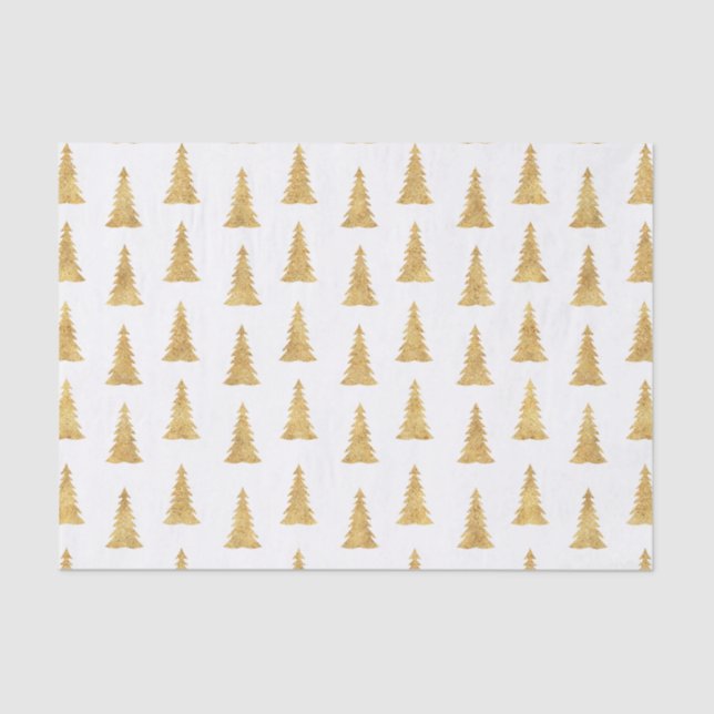 Gold Christmas Tissue Paper (Front)