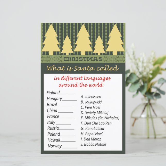 Gold christmas tree christmas around the world (Standing Front)