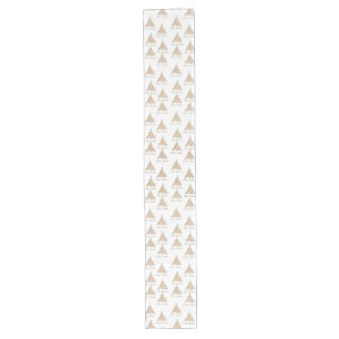 Gold Christmas Tree  Long Table Runner