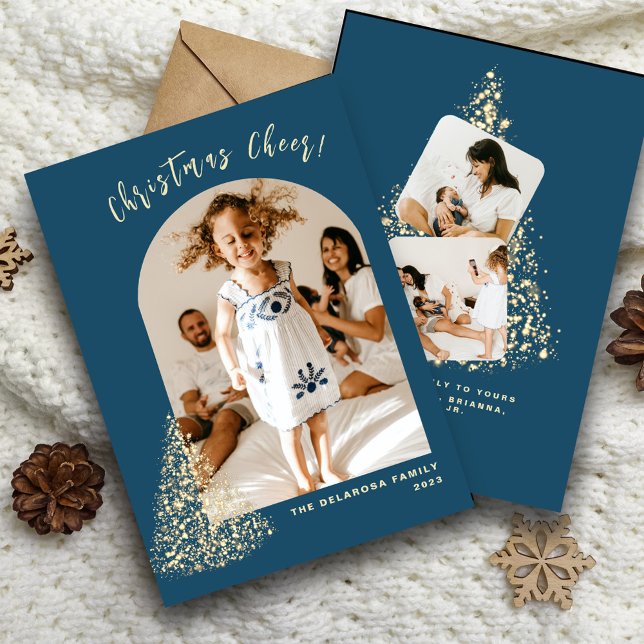 Gold Christmas Tree Two Photo 2022  Holiday  (Creator Uploaded)