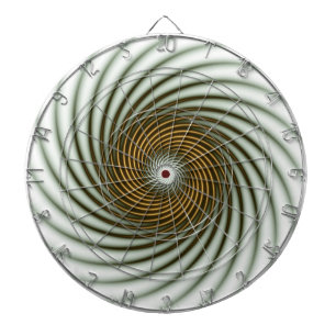 Gold Circle Spin Dartboard