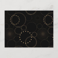 Gold circles astrology wheel astro chart black sky