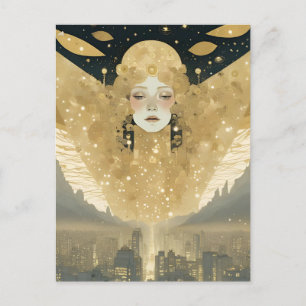 Gold City Angel Postcard