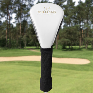Gold Classic Personalised Name Golf Clubs Golf Head Cover