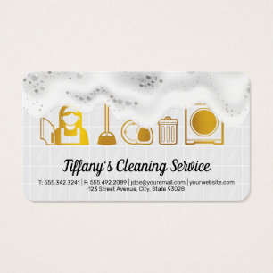 Gold Cleaning Icons   Soap Suds