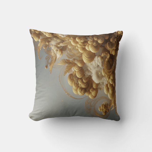 Gold Clouds Cushion (Front)