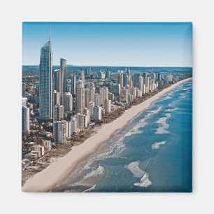 Gold Coast Australia Aerial View Magnet