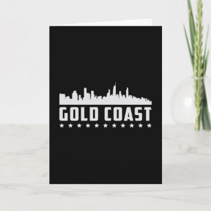 Gold Coast Australia City Skyline Cityscape Gift Card