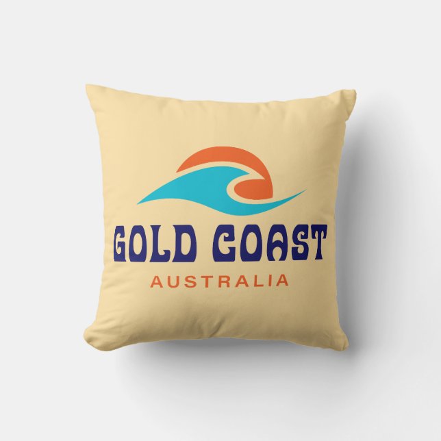 Gold Coast Australia Cushion (Front)