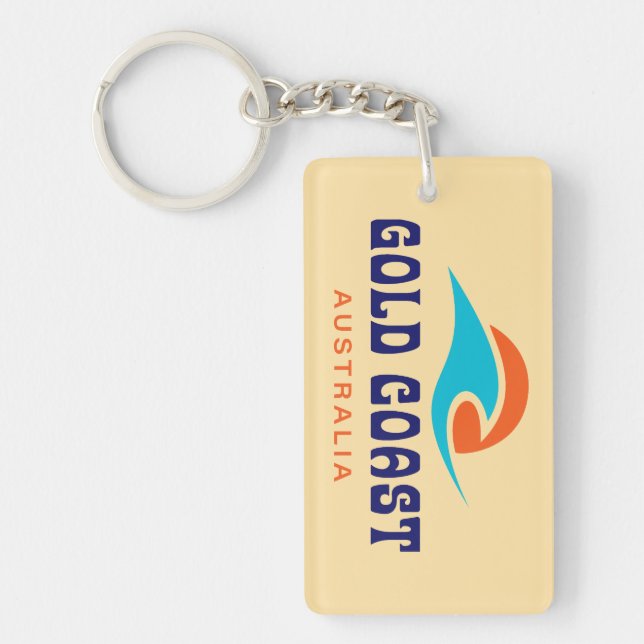 Gold Coast Australia Key Ring (Front)