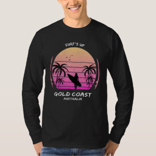 Gold Coast Australia Surf's up Surfing Sports Gift T-Shirt