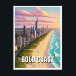 Gold Coast Australia Travel Postcard<br><div class="desc">The Gold Coast, located in Queensland, Australia, is one of the country’s most famous beach destinations, known for its golden sandy shores, surfing culture, and vibrant city life. Stretching along 57 kilometres of coastline, the area boasts some of the best beaches in Australia, including Surfers Paradise, Burleigh Heads, and Coolangatta....</div>