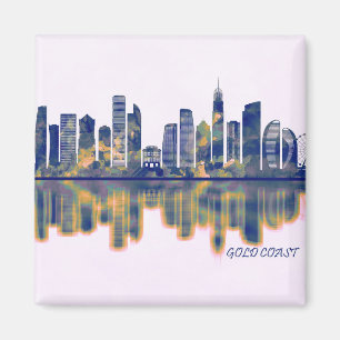 Gold Coast Skyline Magnet