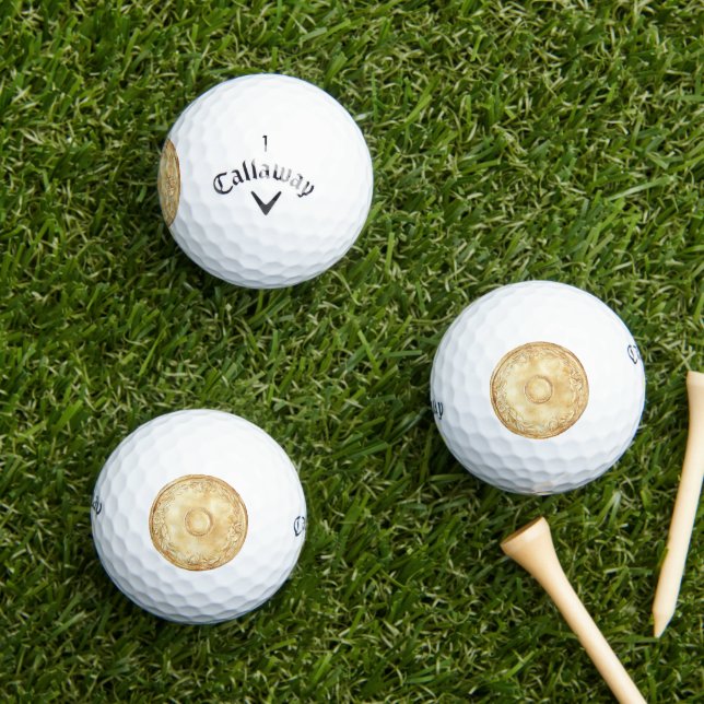 Gold Coin Golf Balls (Insitu Grass)