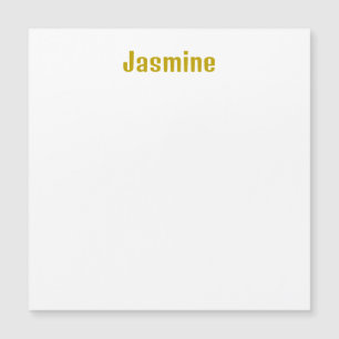 Gold Color Professional Name Magnetic Card