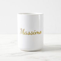 Gold Colour Calligraphy Elegant Plain Simple Name