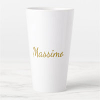 Gold Colour Calligraphy Elegant Plain Simple Name