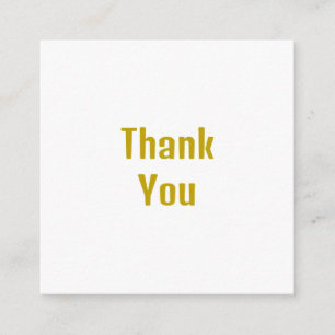 Gold Colour Calligraphy Professional Name  Enclosure Card