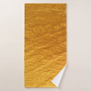 Gold colour concrete wall textureabstract, ancient bath towel