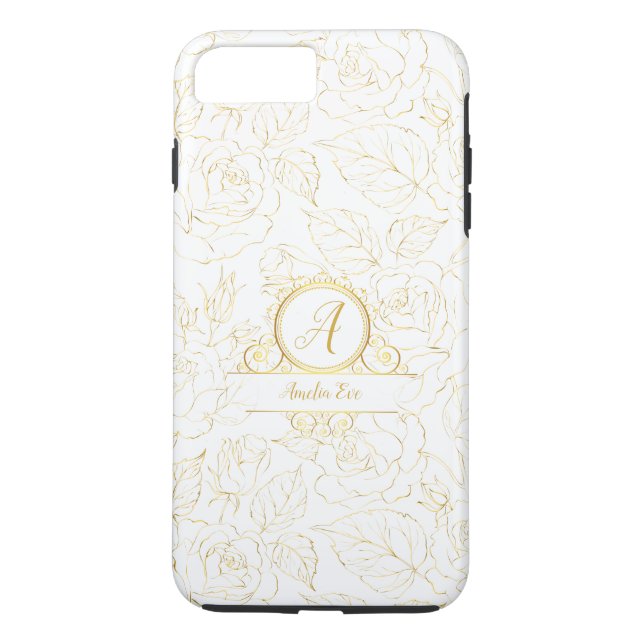 Gold colour/faux rose-custom-template- Case-Mate iPhone case (Back)