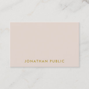 Gold Colour Font Elegant Professional Template Business Card
